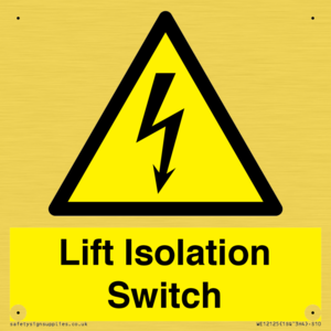 Lift Isolation Switch